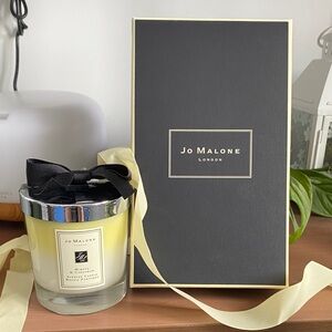Jo Malone Black and Cream Candle with Ribbon
